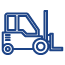 Lineart ikon gaffeltruck