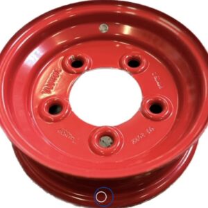 Fælg 3.00Dx8 S 5/M12.5/80/115 Rød